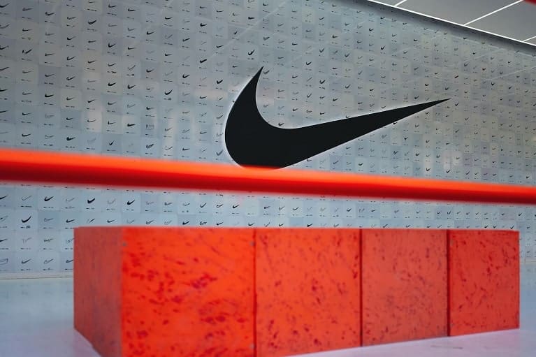 Nike store exterior Shnanghai