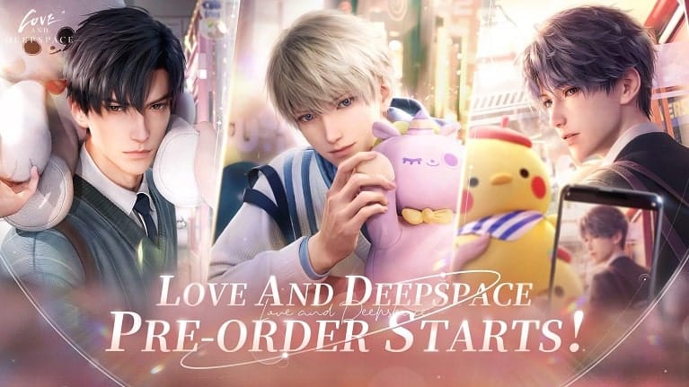 Promotional poster for the new Otome game in China