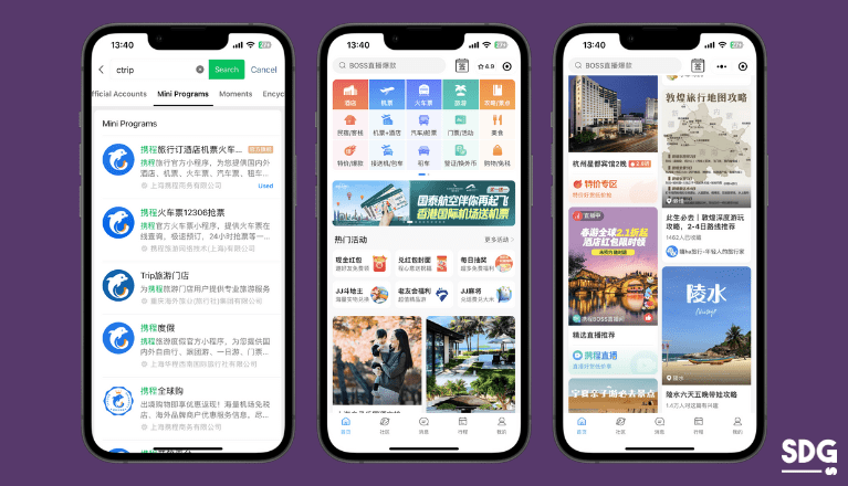 Ctrip’s WeChat Mini Program