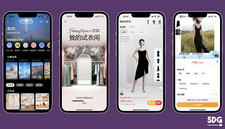 AR and 3D Social E-Commerce Experience