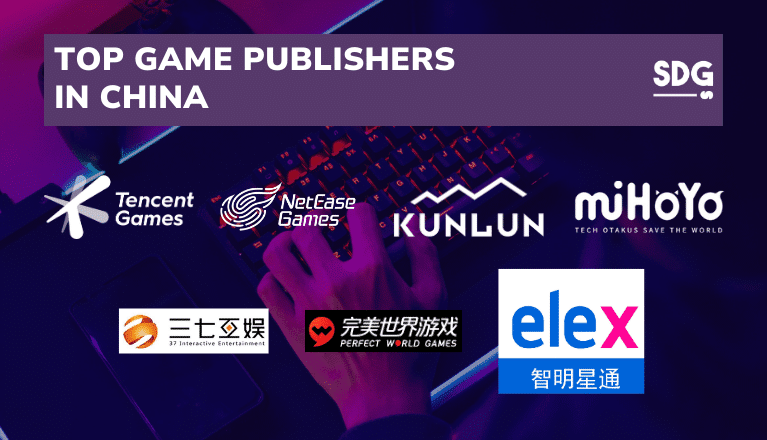 Top game publishers in China