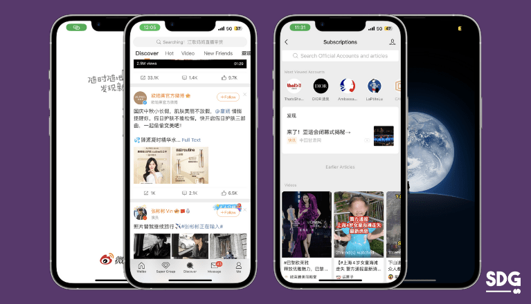 Weibo and WeChat public posts