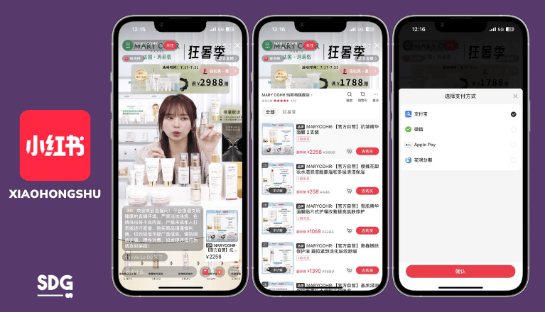 Xiaohongshu social commerce platform China